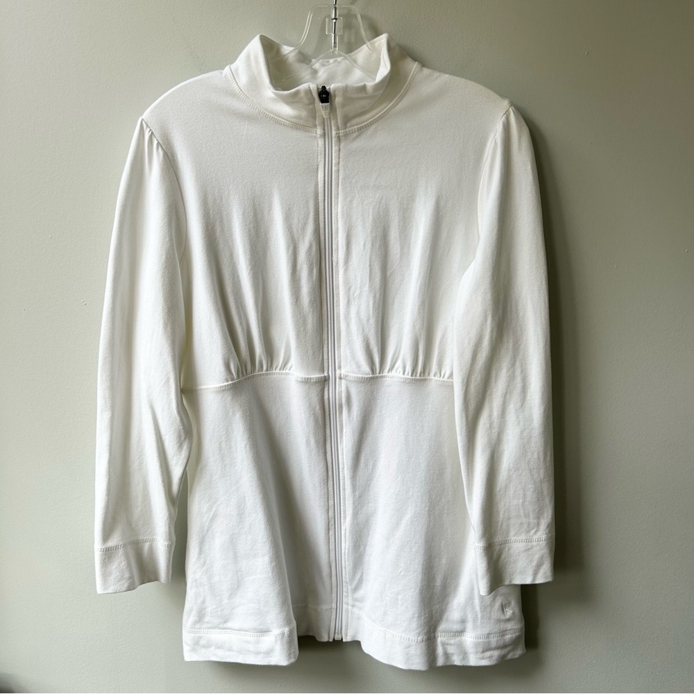 Danskin Now women’s cotton full zip athletic jacket